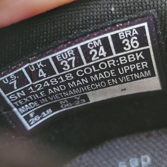 Skechers Black Knit Slip-On Sneakers - Picture 13 of 14